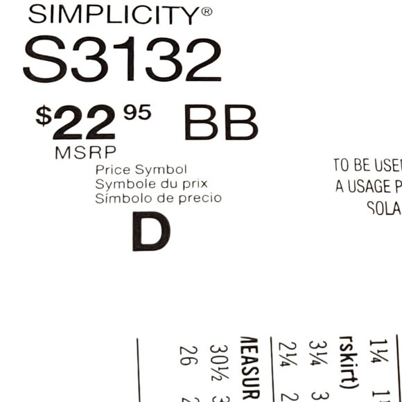 Simplicity S3132 Dress Sewing Pattern Sz 20W-28W Stretch Knits With Contrast Ruf - Picture 3 of 11